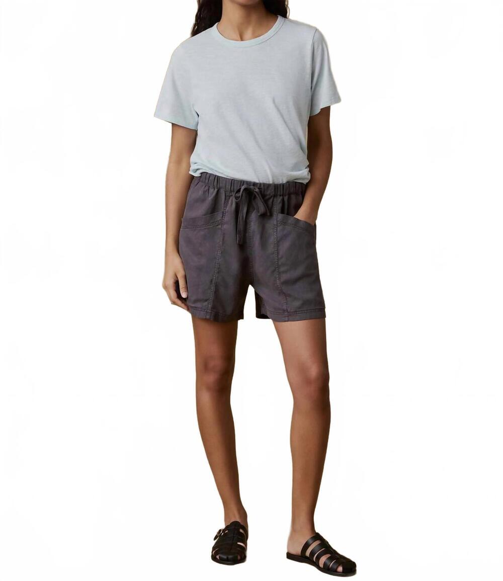 NEW FAHERTY topanga shorts in washed black
